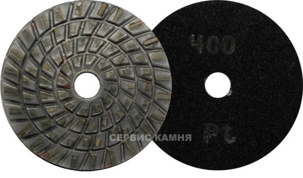 Алмазный гибкий диск полимерная основа 100 №400