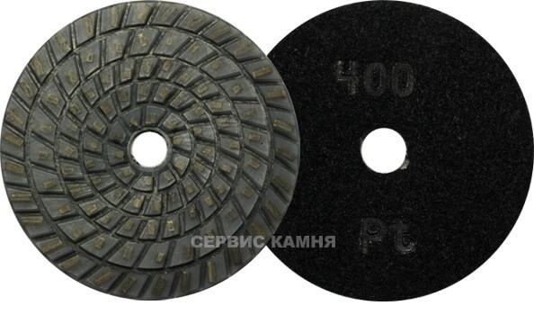 Алмазный гибкий диск полимерная основа 125 №400