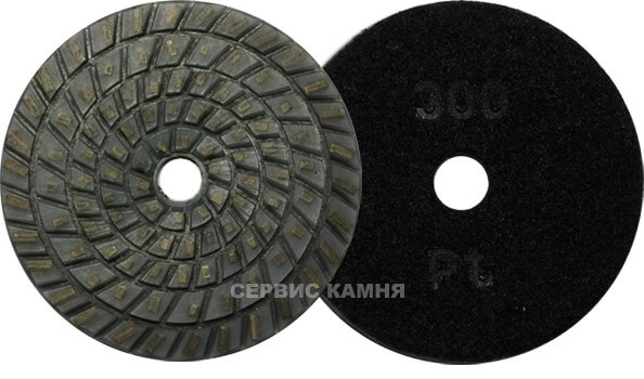Алмазный гибкий диск полимерная основа 125 №300