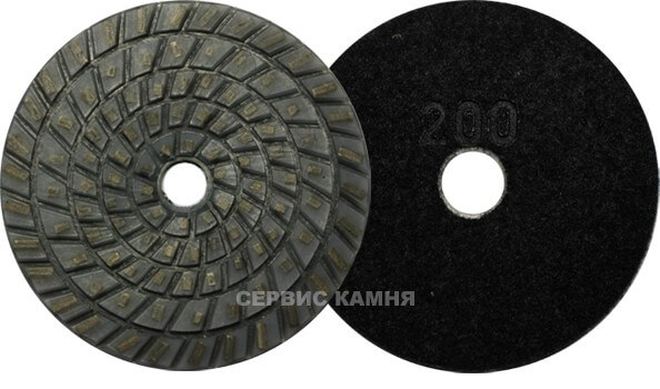 Алмазный гибкий диск полимерная основа 125 №200