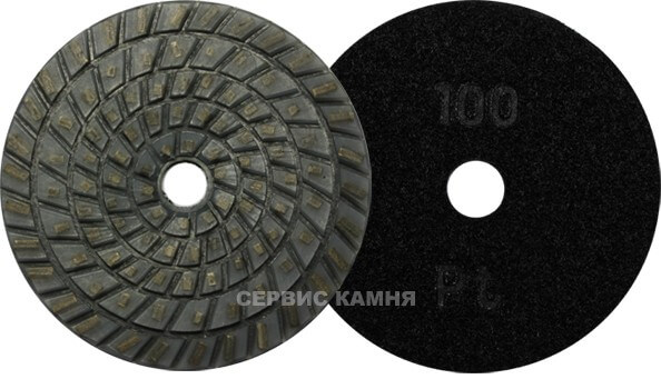 Алмазный гибкий диск полимерная основа 125 №100