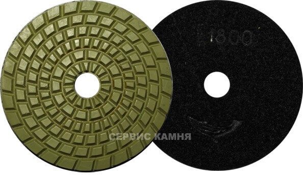 Алмазный гибкий шлифовальный круг ЧВС 100x5 wet №1800 (Украина)