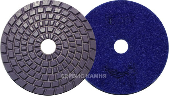 Алмазный гибкий шлифовальный круг ЧВС 100x5 wet №600 (Украина)