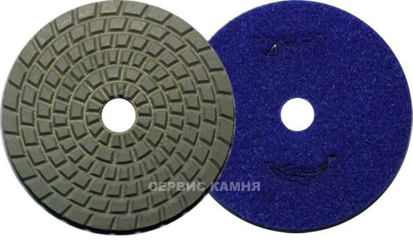Алмазный гибкий шлифовальный круг ЧВС 100x5 wet №400 (Украина)