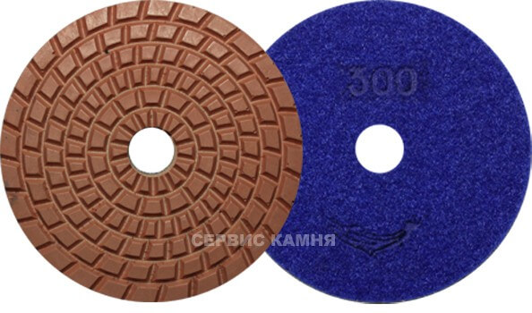 Алмазный гибкий шлифовальный круг ЧВС 100x5 wet №300 (Украина)