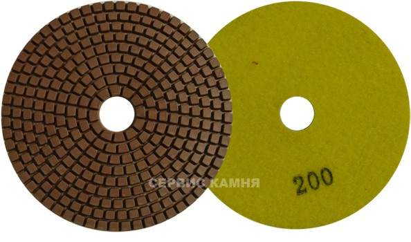 Алмазный гибкий шлифовальный круг JA standard 100x3.5 wet №200 (Китай)