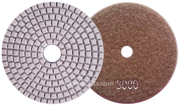 Алмазный гибкий шлифовальный круг ST0201-E1 eco 100x4 wet №3000 (Китай)