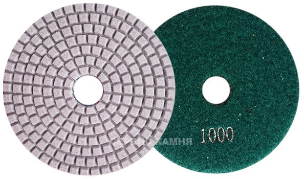 Алмазный гибкий шлифовальный круг ST0201-E1 eco 100x4 wet №1000 (Китай)