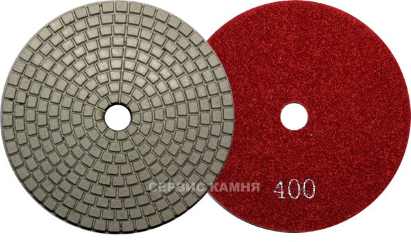 Алмазный гибкий шлифовальный круг ST0201-E1 standard 100x4 wet №400 (Китай)