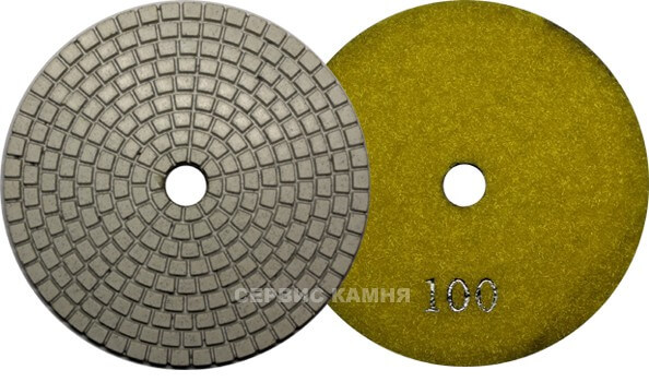 Алмазный гибкий шлифовальный круг ST0201-E1 standard 100x4 wet №100 (Китай)