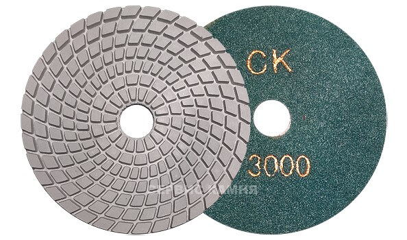 Алмазный гибкий шлифовальный круг FEIYAN белые 100x3,5 wet №3000 (Китай)