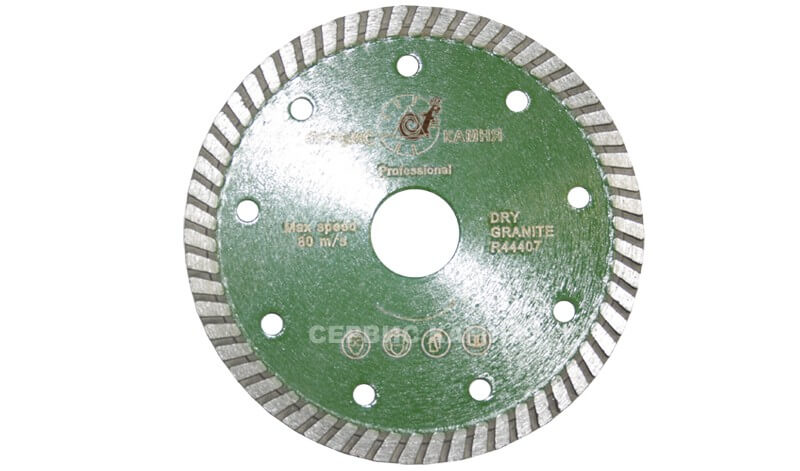 Алмазный диск по граниту GREEN LINE R44407 115x2,3x8x22,2 турбо (Китай)