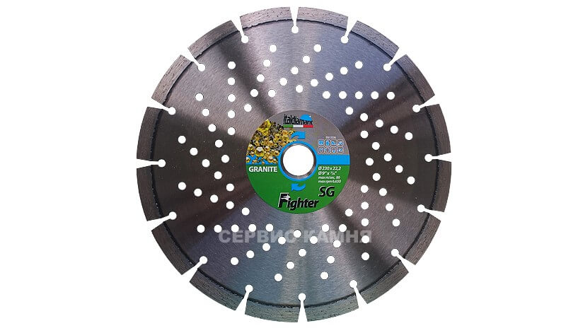 Алмазный диск по граниту PERFORMER 230x2,5x10x22,2 сегментный