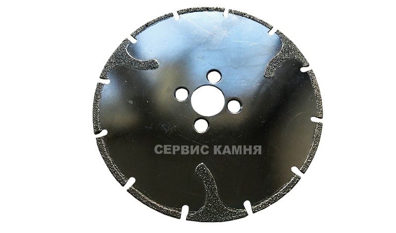 Алмазный диск по мрамору GSK ЕР150 150х2,5х5х22,2 Гальв. с зубом (Китай)