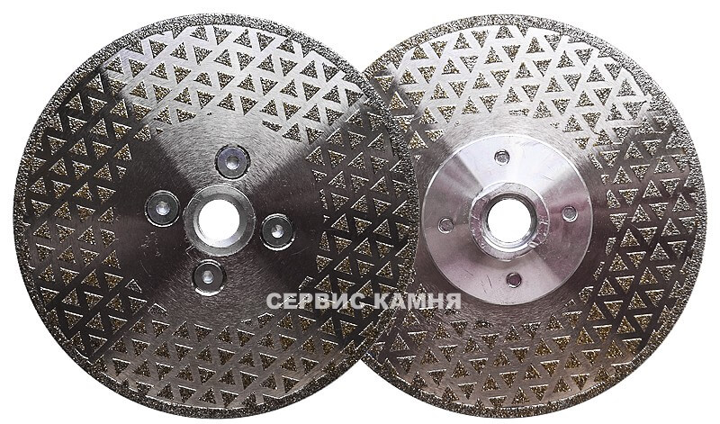 Алмазный диск по мрамору BD 125х2,5х3,5хМ14 Гальв. мульти двусторон. (Китай)