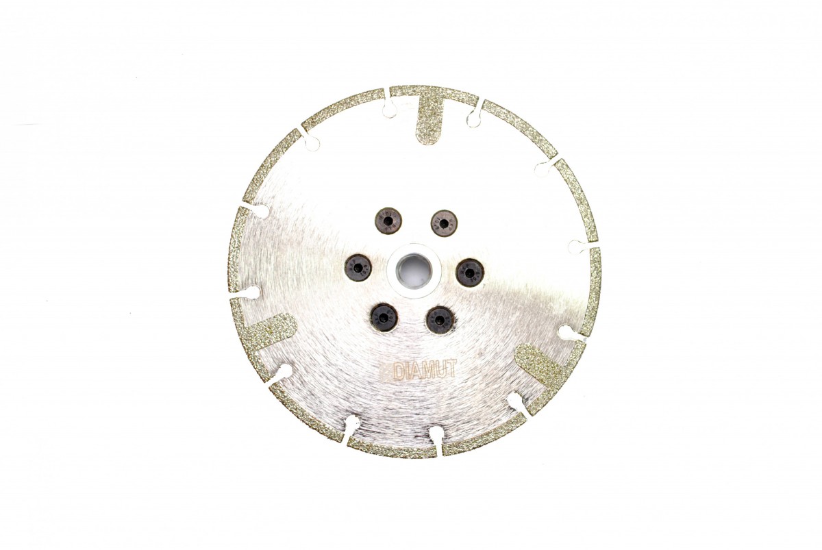 Алмазный диск по мрамору DIAMUT 1A1R EMUP 150х2,5х5хМ14 Гальв. с зубом (Италия)