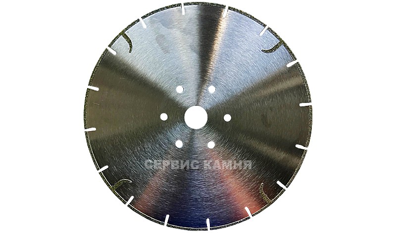 Алмазный диск по мрамору EHWA 230х2,5х4х22,2 Гальв. с зубом (Корея)