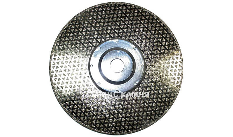 Алмазный диск по мрамору DY 230х2,5х5х22,2 (фланец) кобра Гальв. мульти двустор. (Китай)