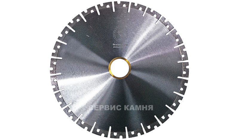 Алмазный диск по граниту HESS 350x2,8x15x60/50 сегментный S (Китай)