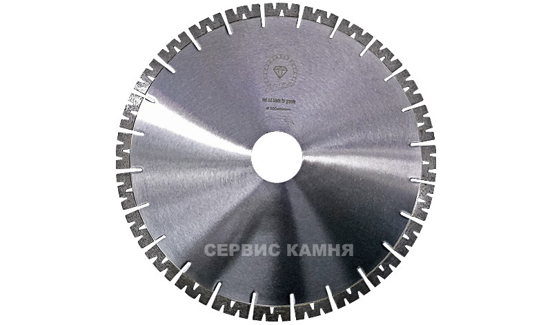 Алмазный диск по граниту HESS 350x3,8x16x60 сегментный W (Китай)