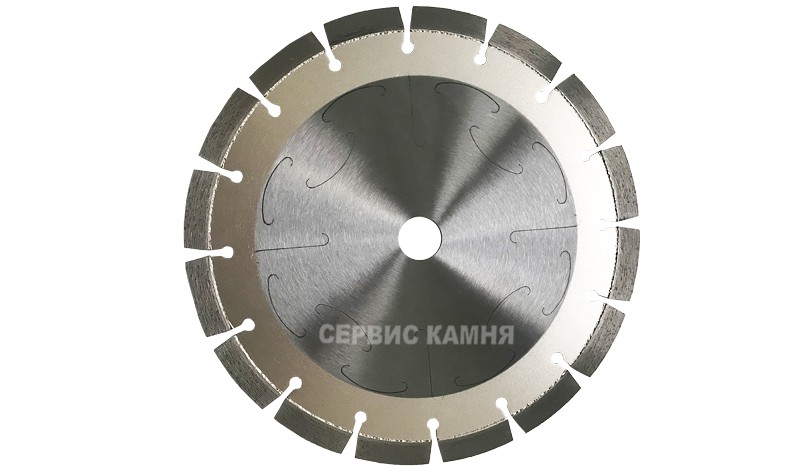 Алмазный диск по граниту KEBOHR LASER SILENT 230x3x13,3x22,2 сегментный тихий (Германия)
