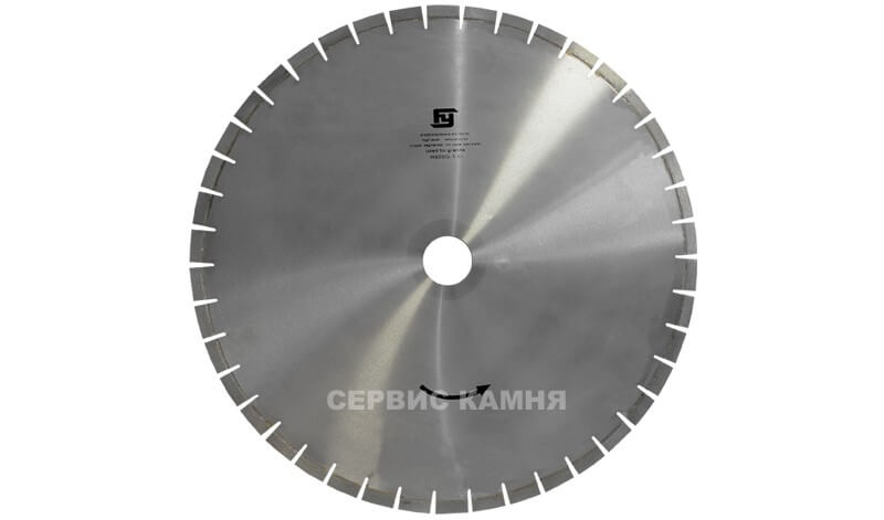 Алмазный диск по граниту FEIYAN R600G-1-0 600х4,7х15х60/50 сегментный бесшумный (Китай)