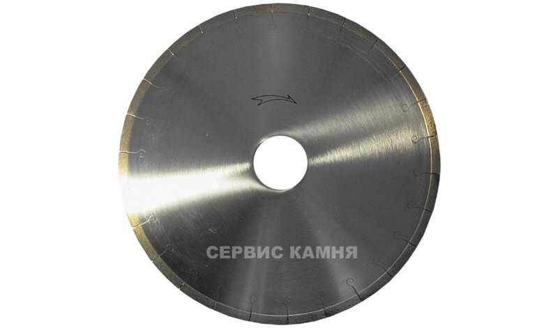 Алмазный диск по мрамору WUXI TS 350х2,7х8х60 сплошной (music) (Китай)
