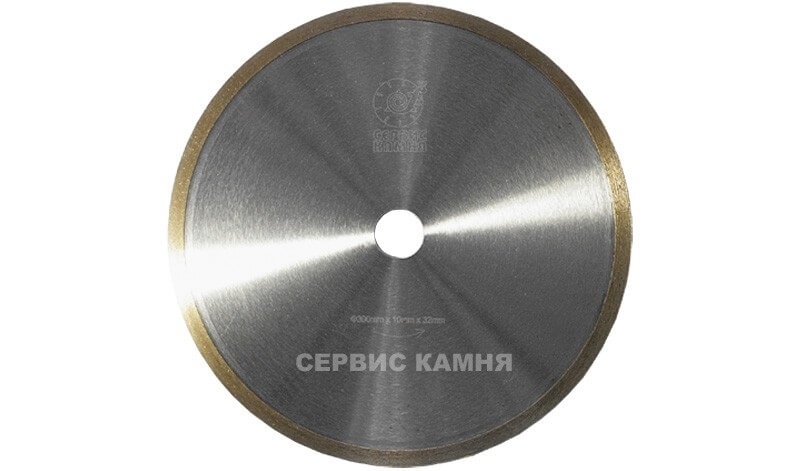 Алмазный диск по мрамору GSK 400х2,7х12х32 сплошной тип В (Китай)