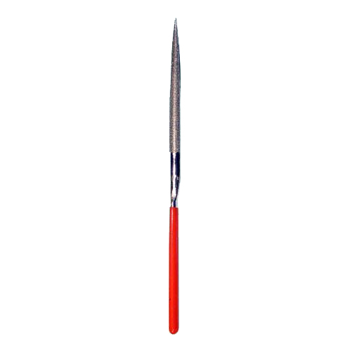Надфиль Алмазный полукруглый L160х4 с обрезиненной ручкой