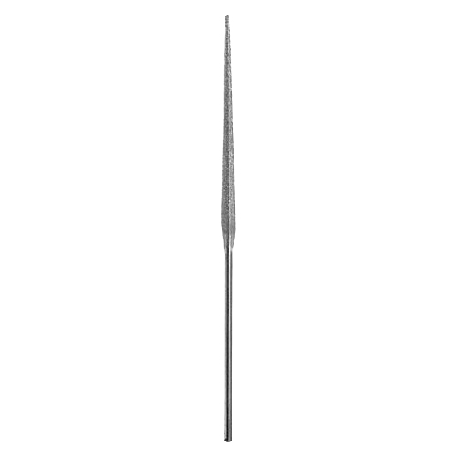 Надфиль Алмазный трехгранный L140х3 с обрезиненной ручкой