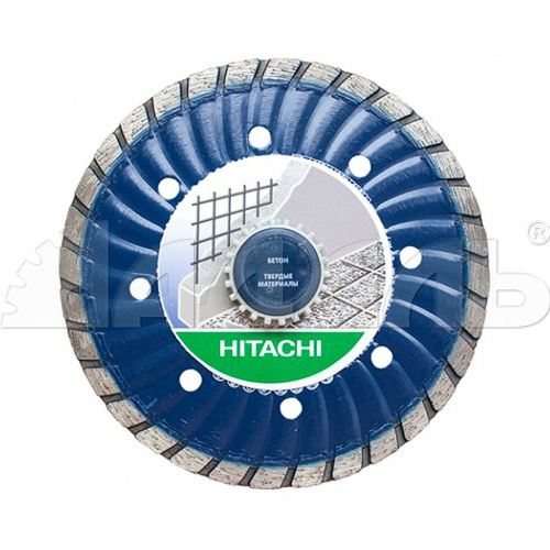 Алмазный диск Hitachi ∅125мм CDTS /2,4x8/ по бетону