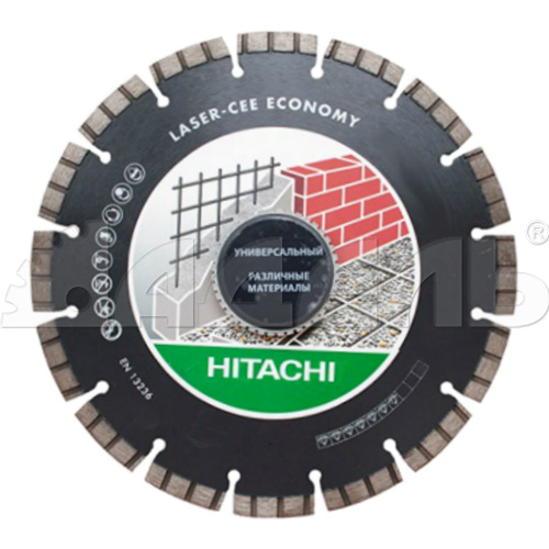 Алмазный диск Hitachi ∅125мм CEE-10 /2,2x14/ универсальный