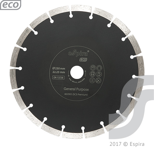 Алмазный диск SCS Eco Ø230*22.23 сегм 10*2.6