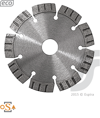 Алмазный диск US-118 Eco Ø125*22.23 сегм 12*2.4 OSA