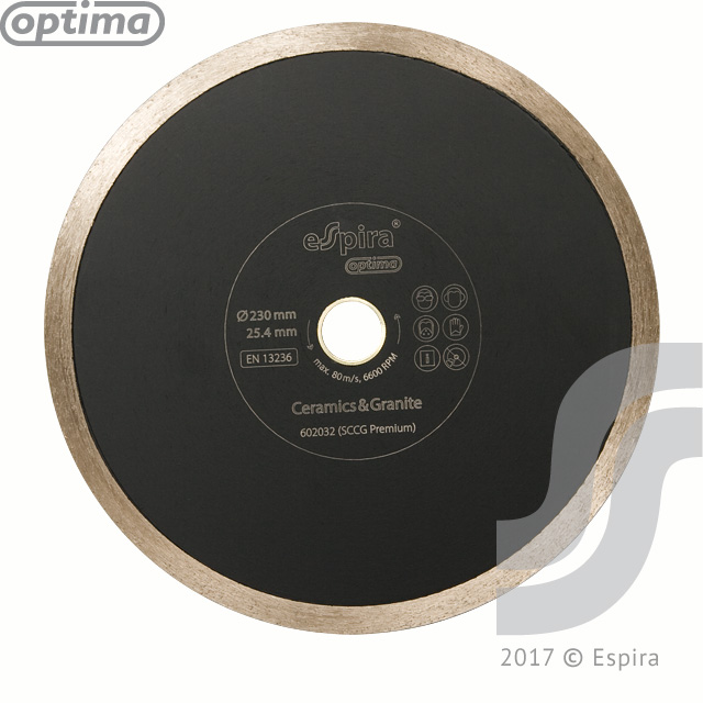 Алмазный диск SCCG Optima Ø250*30/25.4 сегм 10*1.8