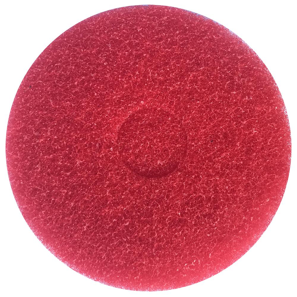 Полиэстровый ПЭД (пад) круглый FIBRATESCO Ø 200 мм (8ʺ), красный